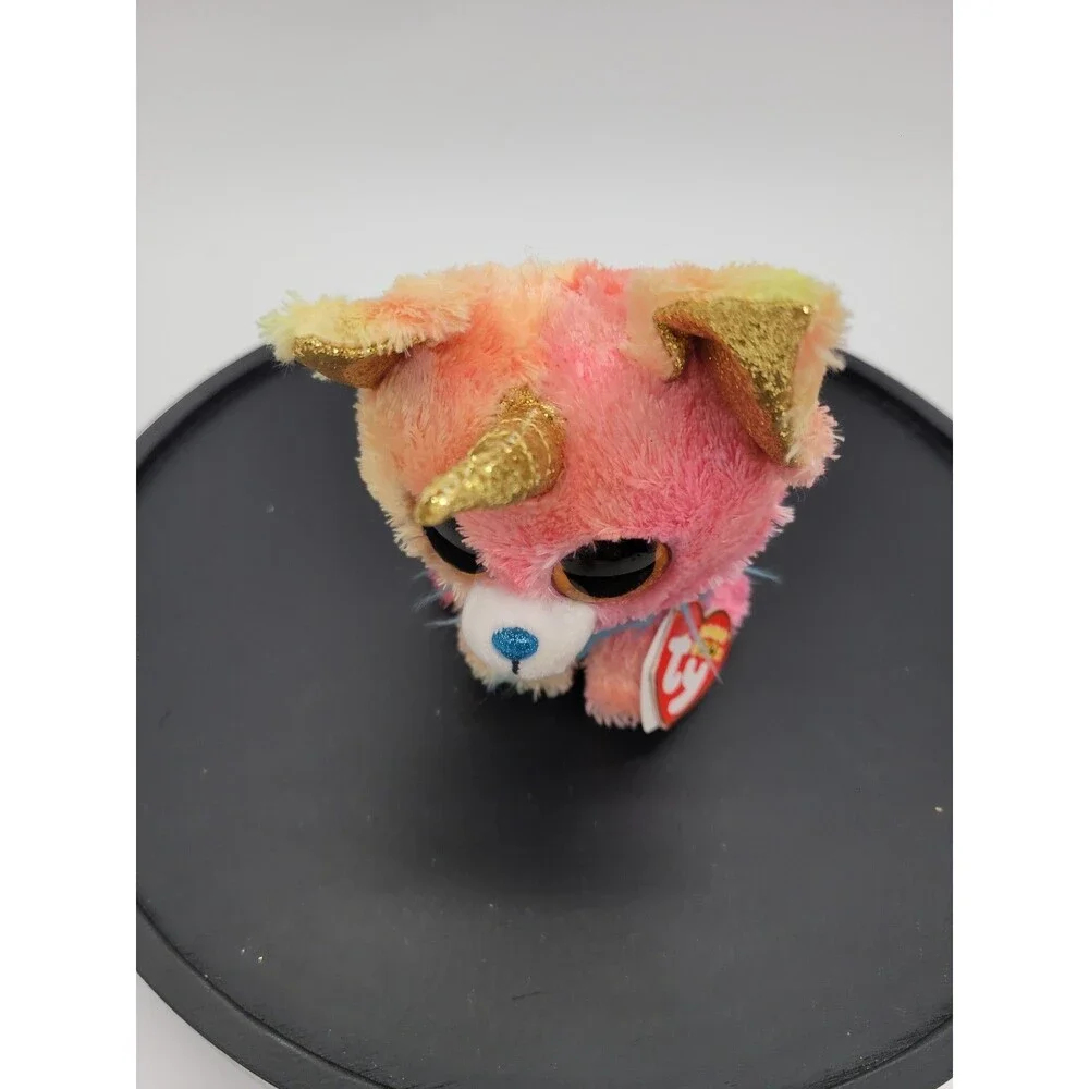 NEW 2022  TY Beanie Boos YIPS Chihuahua tie dyed  6